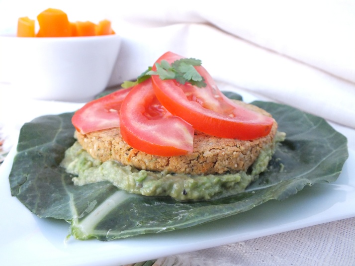 Chickpea Burgers with Tomatoes
